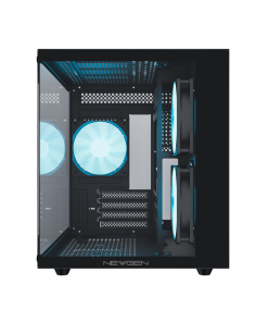 Alternative view of Gabinete NEWGEN COBALT GLASS MATX Black
