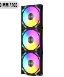 Alternative view of Ventiladores NEWGEN Blade LINK Black ARGB 120mm (Pack 3 )