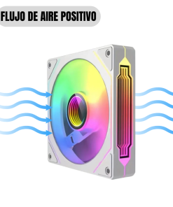 Alternative view of Ventilador NEWGEN Edge White ARGB 120mm