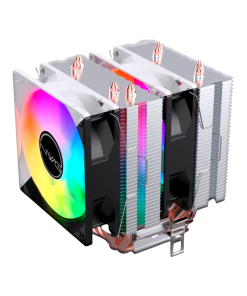 Alternative view of Cooler CPU NEWGEN Twin Vortex White (ARGB)